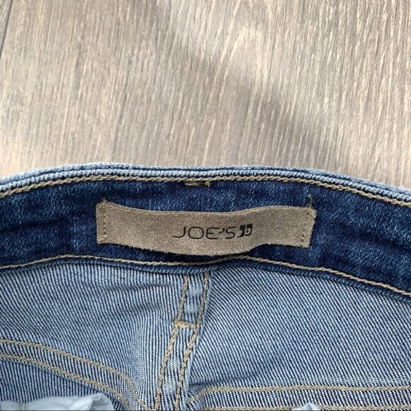 Joe's Jeans Charlie High Rise Skinny Ankle Jeans Kinkade Distressed Knee raw hem - Picture 8 of 16